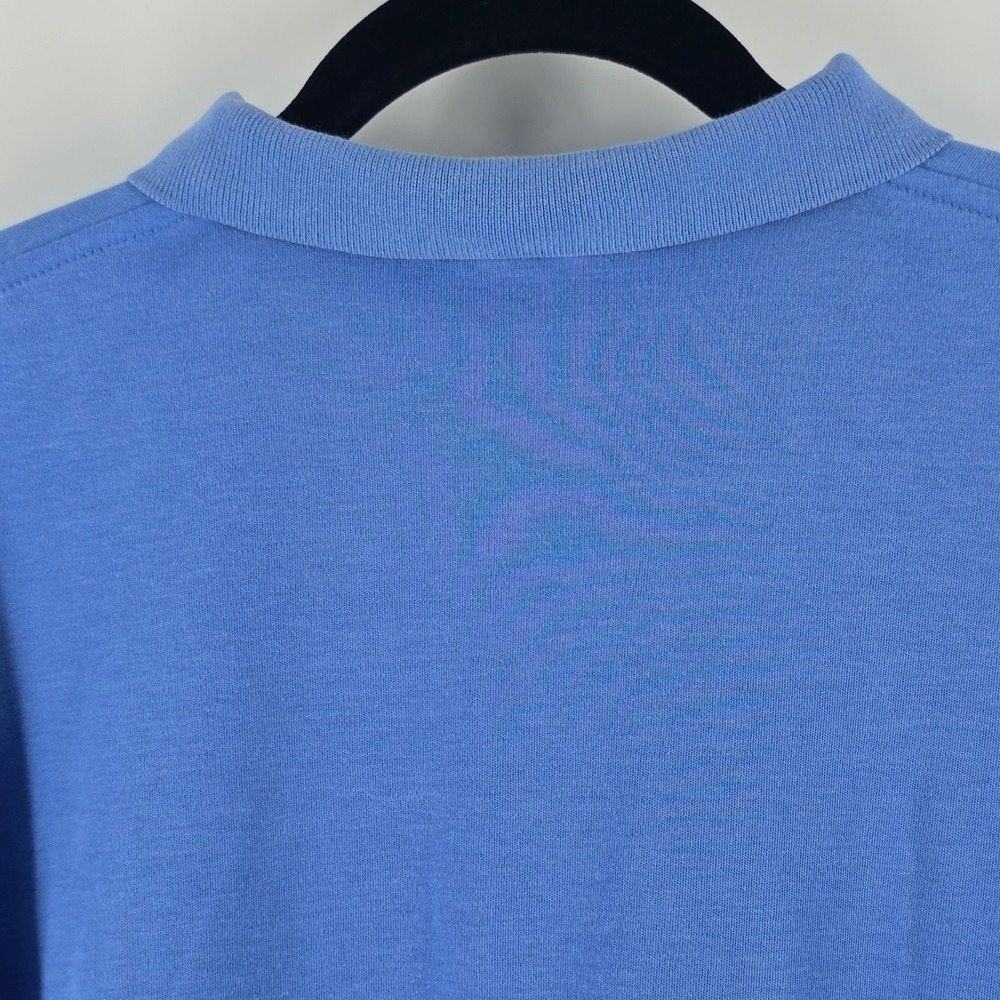 Polo Ralph Lauren Polo Shirt Mens Large Blue Yellow Pony Short Sleeve Jersey - Picture 5 of 12
